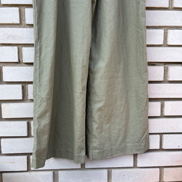 Le Chateau Khaki Green Linen Jumper / Romper - Picture 7 of 7